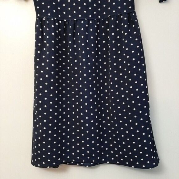ORANGE CREEK Dress Navy Blue w/ White Polka Dot Sz XS - Picture 9 of 10